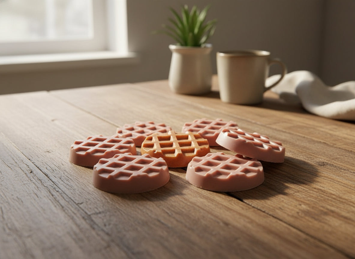 Fondant gaufre ronde pet de singe
