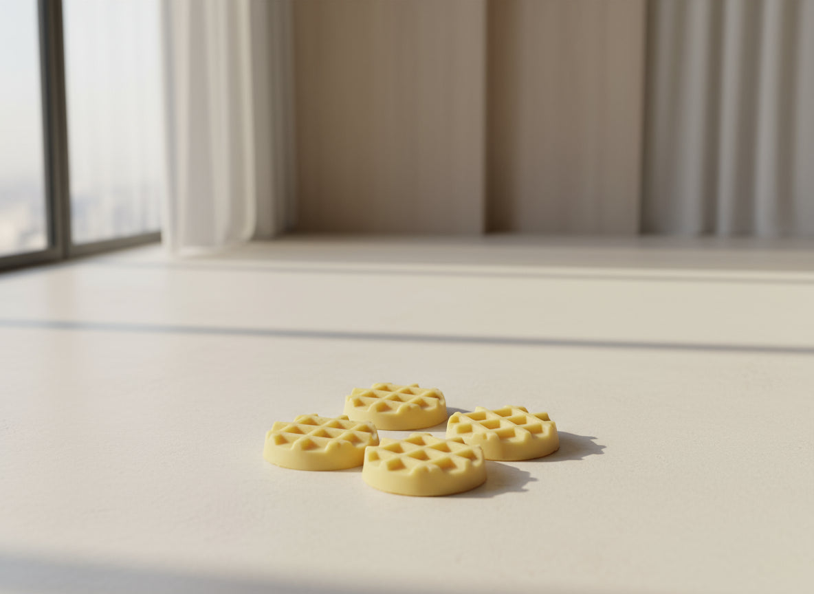 Fondant gaufre ronde monoï