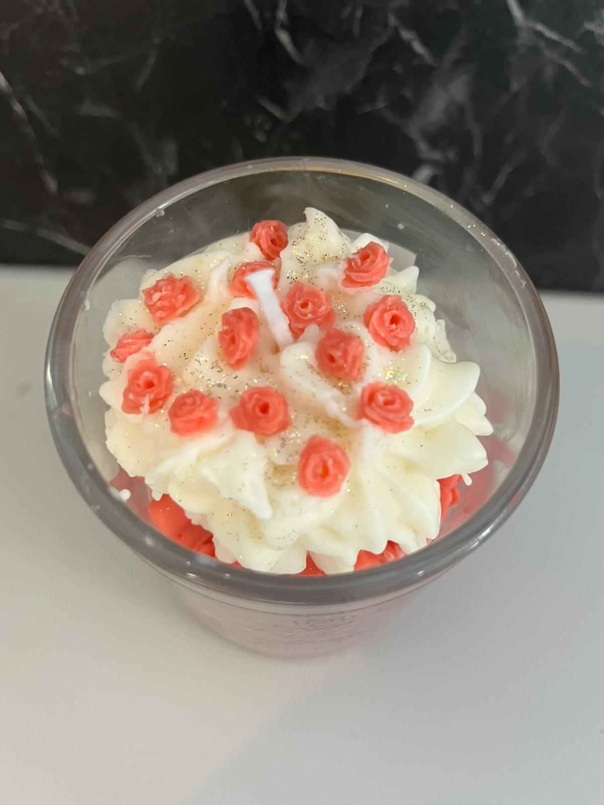 Bougie gourmande Rose d'amour