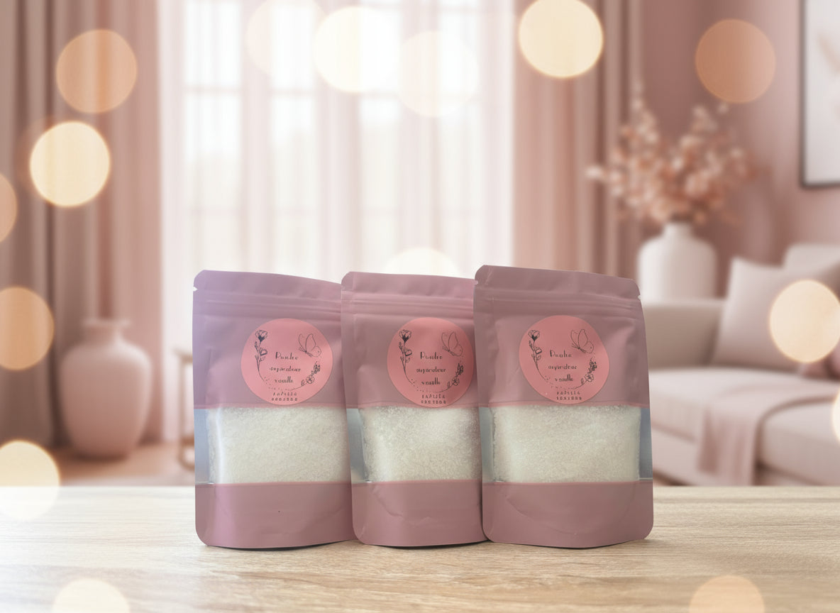 Poudre aspirateur vanille