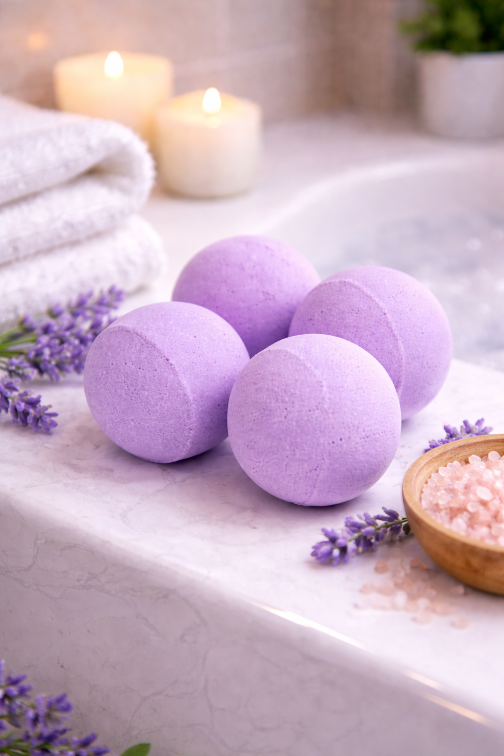 Mini boule de bain cerise noir