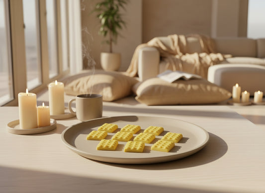 Fondant gaufre carré vanille