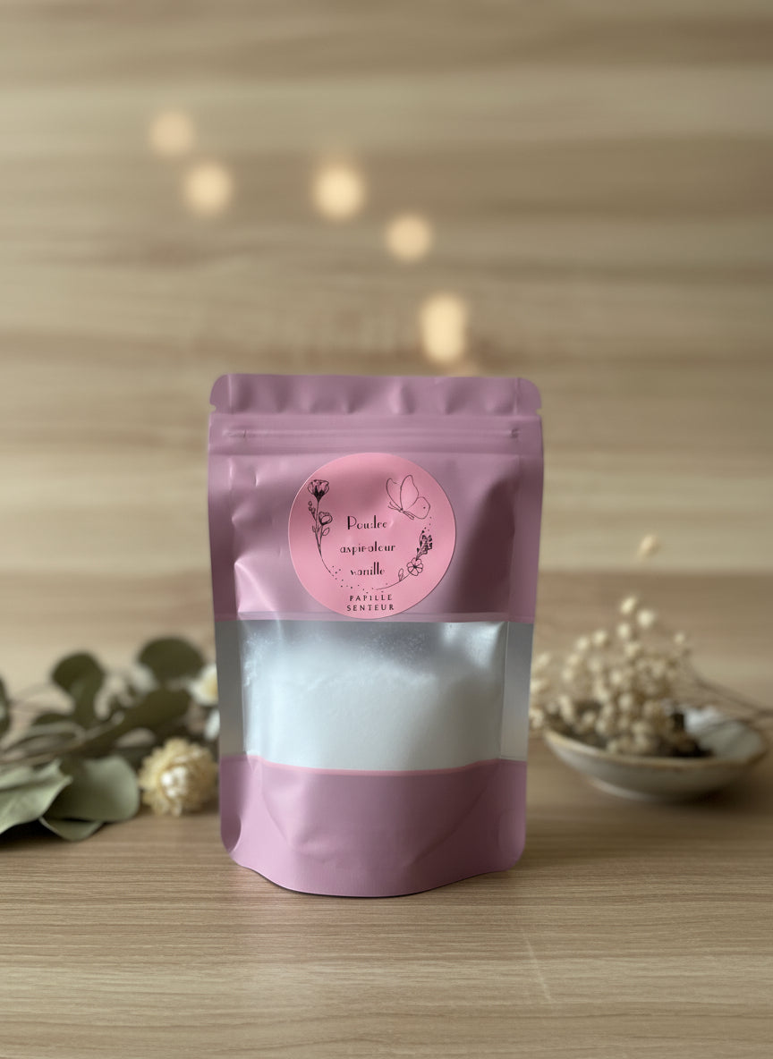 Poudre aspirateur vanille