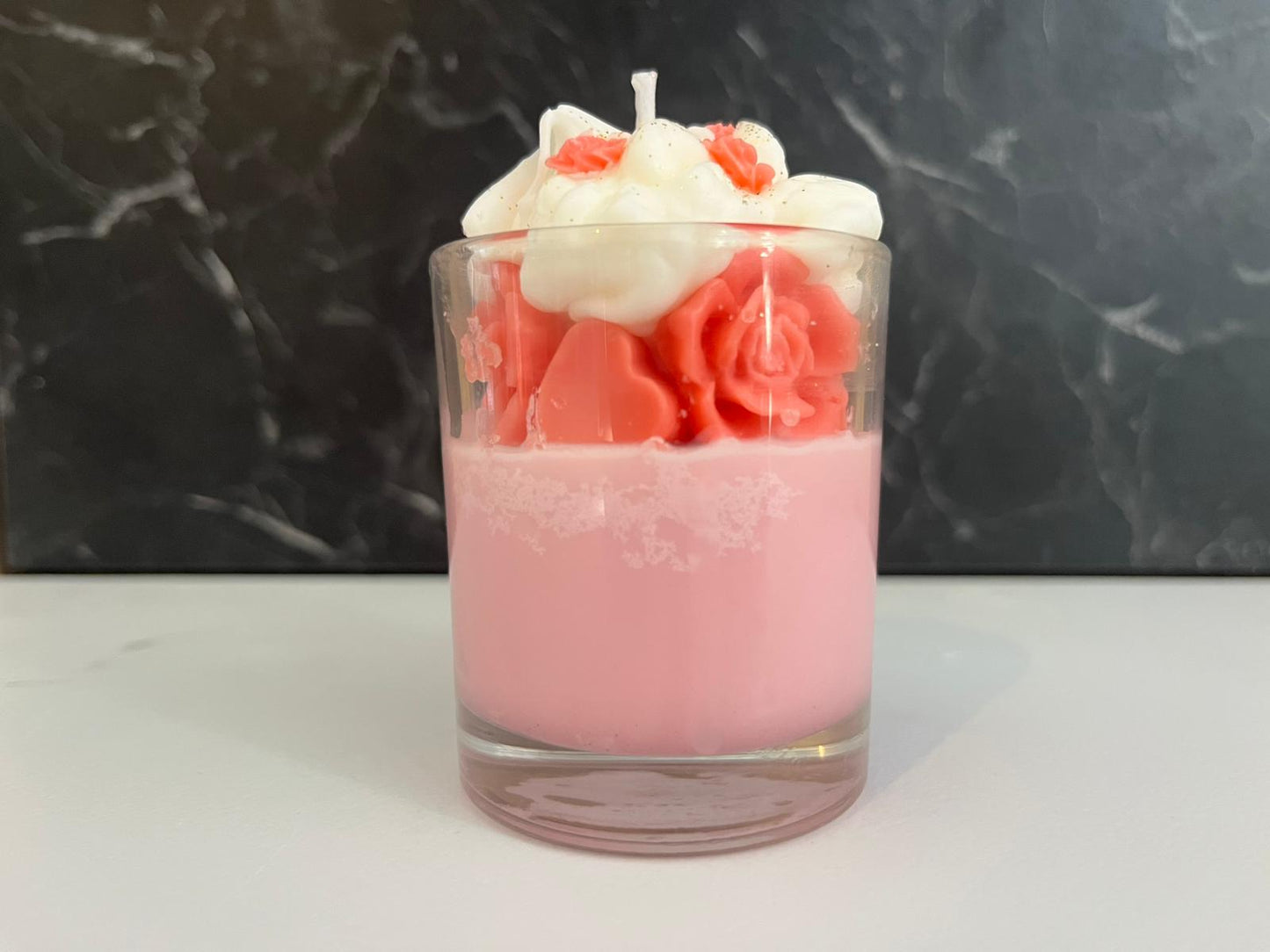 Bougie gourmande Rose d'amour