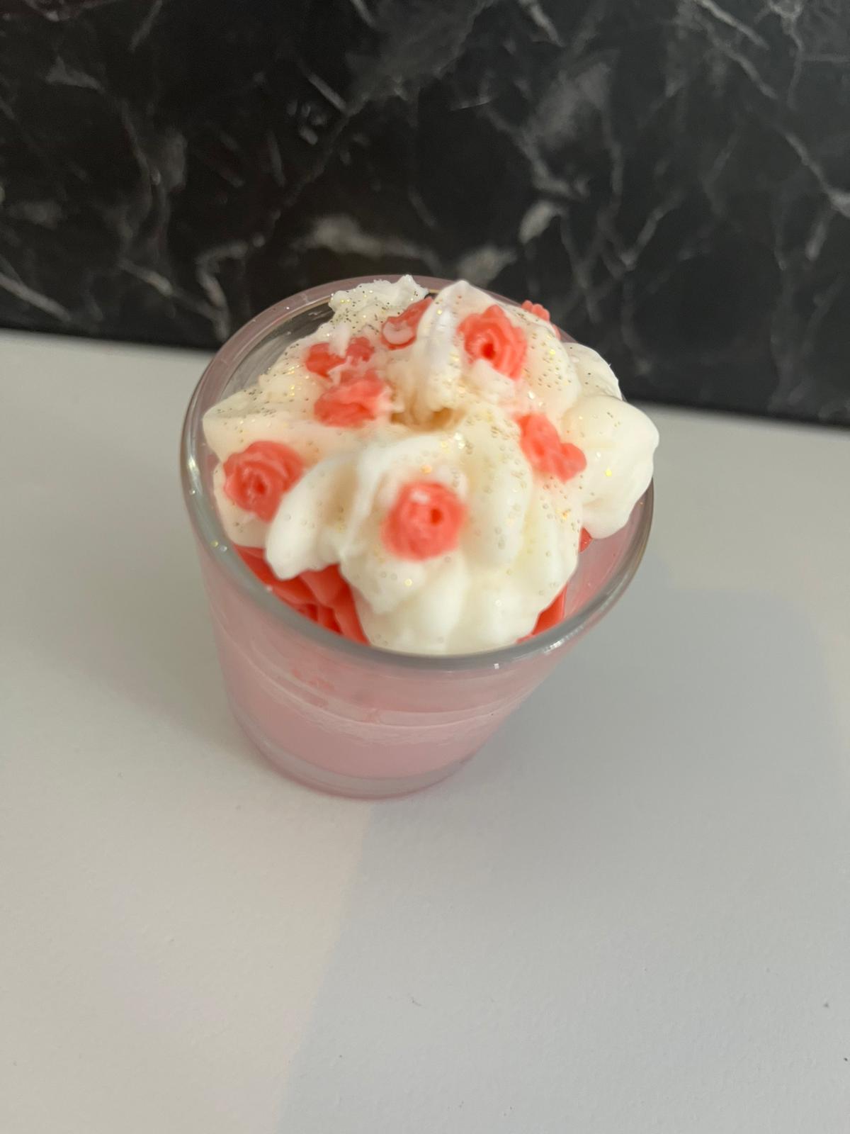 Bougie gourmande Rose d'amour