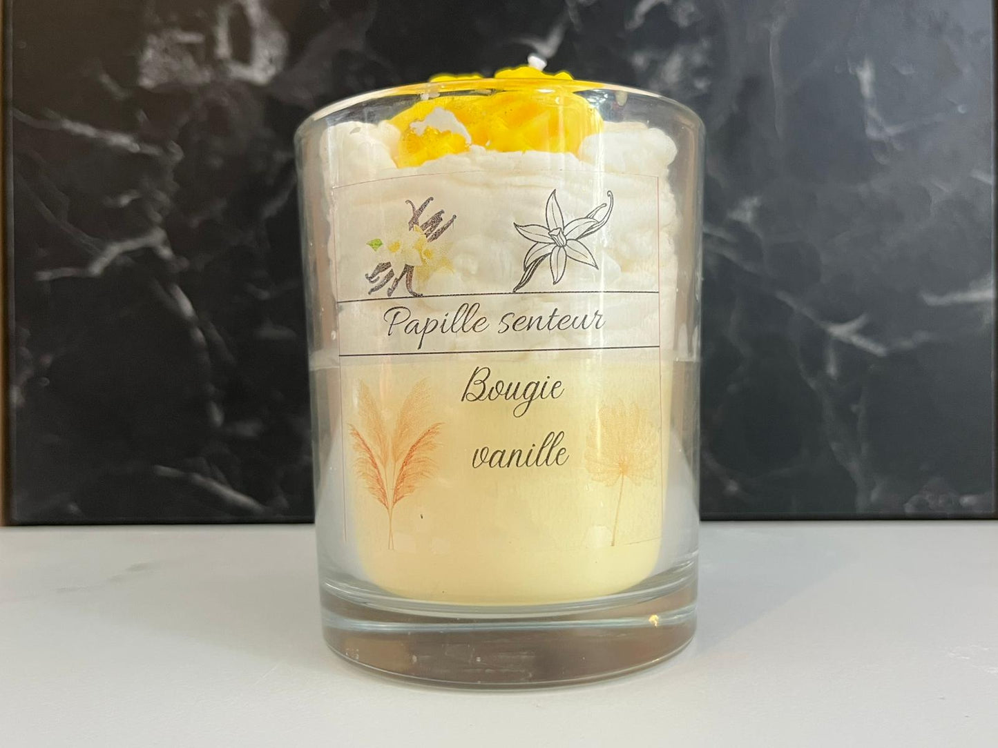 Bougie gourmande vanille