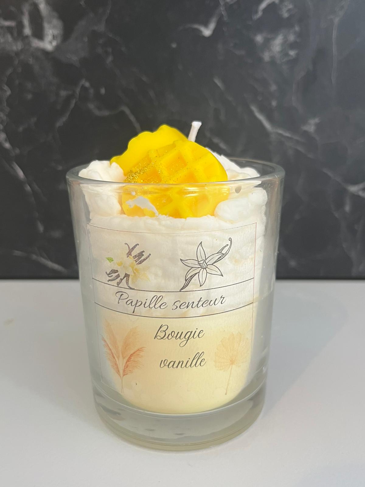 Bougie gourmande vanille