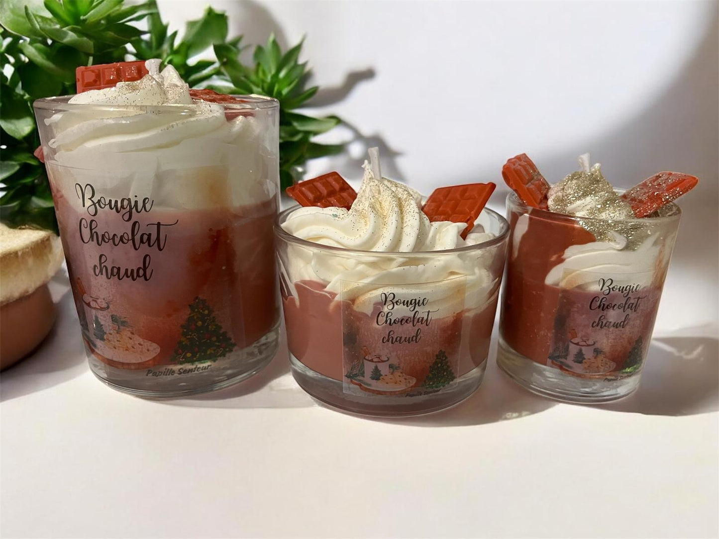 Bougie chocolat chaud