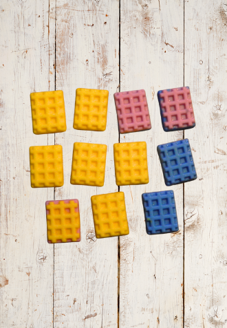 Fondant gaufre carré " trésors à prix cassé "
